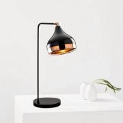 Opviq Bordslampa Yildo, svart/koppar, metall, höjd 52 cm