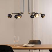 Jupiter Hänglampa Vilar, svart, metall, 6 lampor, GU10