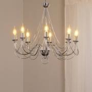 Domiluce Ljuskrona Retro, 8 lampor 75 cm, krom