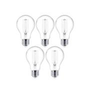 Lindby LED glödlampa E27 set om 5 4W 470 lm klar 2.700K