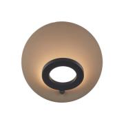 Knapstein Meggi LED-vägglampa, brons/svart effekt Geststyrning