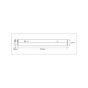 OSRAM LED-sensor-bänklampa LINEAR FLAT, 4 000 K silver