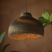 OSRAM hänglampa HAT, brun, Ø 36 cm, wellpapp, E27