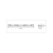 OSRAM våtrumslampa SUBMARINE, 65 cm, 2 x 7 W G13-LED IP65