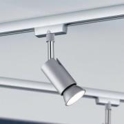 Paulmann URail-skenespot Pure I, matt krom, GU10, metall