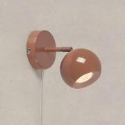 Markslöjd Vägglampa Pop, brun, bredd 10 cm, metall
