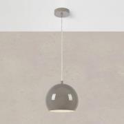 Markslöjd Pendellampa Pop, Ø 20 cm, greige, metall