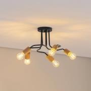 Envostar Joiy tak med 5 paneler fördelat på svart/trä