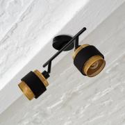 OSRAM taklampa Decor Spot Hornet, 2 lampor, svart/guld