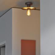 OSRAM taklampa Decor Plissee, grå, stål, E27
