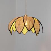 OSRAM hänglampa Decor Rattan Lotus, Ø 48 cm, beige, E27