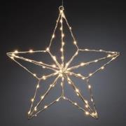 Konstsmide Christmas LED-dekorbelysning silverstjärna 37x36 cm