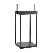 Markslöjd LED-solcellslampa Pure, svart, USB, metall, höjd 42 cm