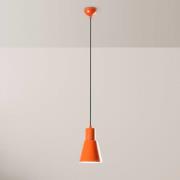 Opviq Hänglampa Konikkem, orange, metall, Ø 14 cm, E27