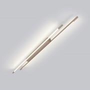 Helestra LED-taklampa LEDA, brun, längd 150 cm, dimbar