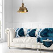 Opviq Hänglampa Berceste, guldfärgad, metall, Ø 40 cm, E27