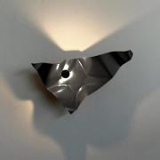 Knikerboker LED-vägglampa Zona d'ombra, grå, 79 cm