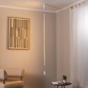 Nowodvorski Lighting LED-hänglampa VERTIC, vit, metall, 19 W, 3 000 K