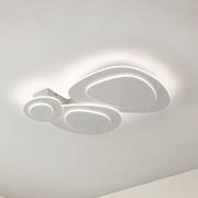 Lindby LED-taklampa Delar, 60 x 60 cm, CCT, dimbar