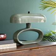 KARE Bordslampa Suki, salviagrön, metall, 26 cm, E14