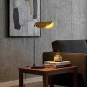 Opviq Bordslampa Corner, svart/guld, höjd 57 cm, E14