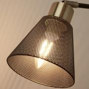 Searchlight Vägglampa Sepanta, svart/mässing, metall, höjd 21 cm, E14