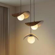 Opviq Hänglampa Vatoz, 3 lampor, svart, Ø 50 cm, metall