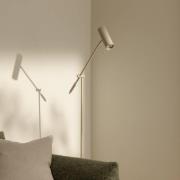 Globen Lighting Golvlampa Hubble Read, beige, metall