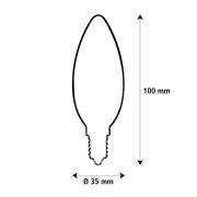 Segula LED Elegant Line E14 3W ljus 2 200 K glödtråd dimbar