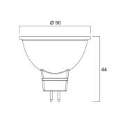 Sylvania LED-lampa SUPERIA RETRO GU5.3 MR16 6,1W 865 621lm dimbar