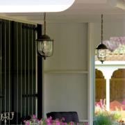 K.S. Verlichting LINDAU - Pendellampa för utomhusbruk med kedjeupphäng...