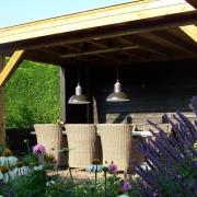 K.S. Verlichting Pendellampa för utomhusbruk Carla aluminium/antracit