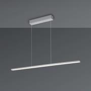 Bopp LED-hänglampa Baseline 2.0, aluminium, längd 119 cm