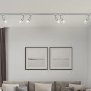 Trio Lighting Rälssats DUOline Diallo titan 2 m 6 lampor. E27-LED 2-fa...