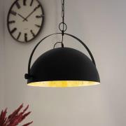 EGLO Hänglampa Covaleda av stål, svart/guld