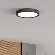 EGLO Ljuskrona Edale, 6 tygskärmar cappuccino, oval