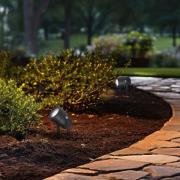 LCD markspettspotlight 5118, svart, metall, Ø 5,7 cm, IP65, GU10