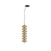 Bover LED-pendellampa Yuyun S/7L, dimbar 0-10V, beige