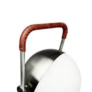 Dyberg Larsen LED-batteridriven bordslampa Mova, bordeaux, IP44