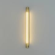 GEJST Vägglampa Radent, mässingsfärgad, höjd 70 cm, G13 LED