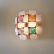 Slamp Mida vägglampa, 32 x 32 cm, färgglad/vit