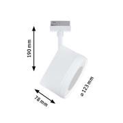 Paulmann URail LED-spot Arena, signalvit, 2 700 K, dimbar