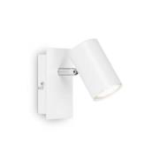 Briloner Vägglampa Isil A, vit, 1 lampa, metall, vridbar