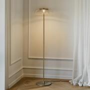 Nuura Aps Nuura LED-golvlampa Blossi, höjd 120 cm, guldfärgad/klar