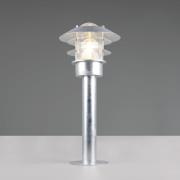 Trio Lighting Sockellampa Ruvuuma, zinkfärgad, höjd 50 cm, metall, IP4...