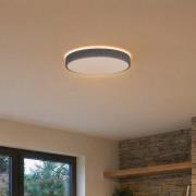 Lindby Smart LED-taklampa Elmor Ø 39 cm grå RGB CCT