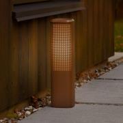 Nordlux Golvlampa Sidara 45 Seaside, brun, aluminium, IP44, E27