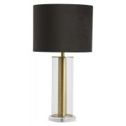 Nordal - Lamp shade, velvet, dark brown