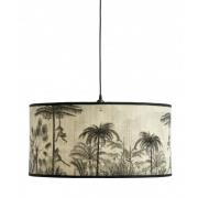 Nordal - BAUBO hanging lamp, nature/black print