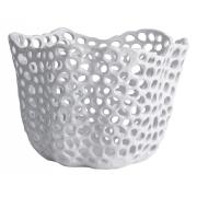 Nordal - TOBAGO deco bowl, white